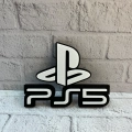 BFS PlayStation 5 Logo Duvar Dekoru Minimal Tasarım 16×12 cm