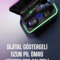 BFS Powerbank Özellikli Kablosuz Bluetooth Kulaklık RGB Işıklı