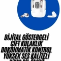 BFS Profesyonel Dijital Göstergeli Düşük Gecikme Bluetooth Kulaklık Çift Kulaklık