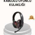BFS Profesyonel Gaming Kulaklık – Mikrofonlu, Yumuşak Pedli, Stereo Ses Kalitesi, Tere Dayanıklı