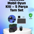 BFS Profesyonel Mobil Oyuncular İçin RGB Klavyeli 5 Parça Oyun Kiti