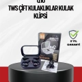 BFS Q10 Dokunmatik Bluetooth Kulaklık – 6 Saat Müzik, Çift Dil, Hızlı Şarj