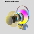 BFS RGB Işıklı Astronot Bluetooth Hoparlör Karaoke Mikrofonlu