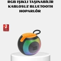 BFS RGB Işıklı Bluetooth Hoparlör – 360° Stereo Ses ve 8 Saat Çalma Süresi