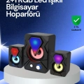 BFS RGB LED Işıklı 2.1 USB Oyun Hoparlörü Derin Bas ve Net Ses