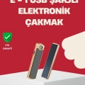 BFS Rüzgar Geçirmez Elektronik Çakmak – Modern Tasarım, Metal Gövde