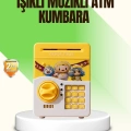 BFS Sarı Elektronik Şifreli ATM Görünümlü Çocuk Kumbarası