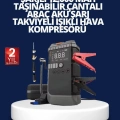 BFS Şarjlı 12000 mAh Araç Akü Takviye ve Hava Kompresörü 4’ü 1 Arada