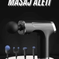 BFS Şarjlı Masaj Tabancası 4 Başlıklı Mini Masaj Tabancası ve Masaj Aleti