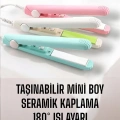 BFS Seramik Kaplama Taşınabilir Mini Saç Düzleştirici Seyahat Dostu Tasarım