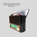BFS Solar Hoparlör Bluetooth FM AM SW Radyo Çok Fonksiyonlu Şarjlı