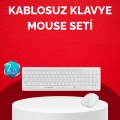 BFS Tam Boy Kablosuz Klavye Mouse Seti - Gelişmiş Bağlantı ve Sessiz Performans
