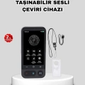 BFS Taşınabilir Akıllı Sesli Çeviri Cihazı – 139 Dil Desteği, Dokunmatik Ekran