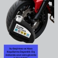 BFS Taşınabilir Alarm Disk Kilidi Motosiklet Scooter Bisiklet Güvenlik