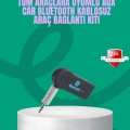 BFS Taşınabilir Bluetooth AUX Araç Müzik ve Konuşma Kiti