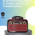 BFS Taşınabilir Bluetooth Hoparlör – Modern Teknoloji ile Nostaljik Radyo Deneyimi, FM/AM Fonksiyonu