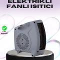 BFS Taşınabilir Fanlı Isıtıcı Elektrikli Termik Korumalı Oda Isıtıcı