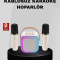 BFS Taşınabilir Karaoke Hoparlör Bluetooth 5.0 ve Çift Mikrofonlu