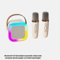 BFS Taşınabilir Karaoke Hoparlör Bluetooth 5.0 ve Çift Mikrofonlu