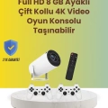 BFS TÇift Kollu Tasarımlı Kablosuz Projeksiyon – 4K, 10.000 Oyun ve Smart App Desteği