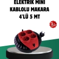 BFS Türkiye Üretimi 5 Metre 4 Prizli Kablolu Makara