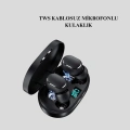 BFS TWS Bluetooth Kulaklık Kulak İçi Kablosuz Dijital Göstergeli Çağrı Cevaplayabilen