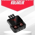 BFS Tws Powerbank Kutulu Dijital Göstergeli Bluetooth Kulaklık Kablosuz Kulakiçi Kulaklık