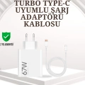 BFS Type-C Uyumlu 67W Turbo Hızlı Şarj Aleti Akıllı Koruma Sistemli