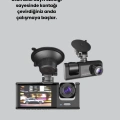 BFS Üç Kameralı Araç Kamerası Full HD Gece Görüş  G-Sensör