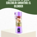 BFS USB Şarjlı Portatif Blender 380ml Çelik 304 Bıçaklı Mobil Smoothie Maker