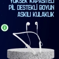 BFS USB Şarjlı Uzun Ömürlü Boyun Askılı Bluetooth Kulaklık