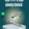 BFS USB‑C Çoklu Bağlantı Merkezi – 5 Gbps, 100‑240 V, Sağlam Eloksal Tasarım