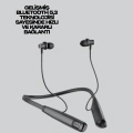 BFS Y12 Uyumlu Spor Bluetooth Kulaklık – Uzun Pil Ömrü, Manyetik Kulaklık Başlığı