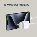 BFS Yeni Nesil 20W USB-C Hızlı Şarj Cihazı iOS Tam Uyumlu