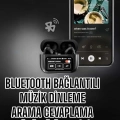 BFS Yeni Nesil Bluetooth Kulaklık Ekranlı Yüksek Ses Kaliteli Uzun Şarj Süreli
