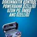BFS Yeni Nesil Bluetooth Kulaklık Uzun Pil Ömrü El Fenerli Dijital Şarj Göstergeli
