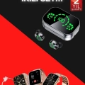 BFS Yeni Nesil Kaliteli Akıllı Saat ve Kablosuz Bluetooth Kulaklık  Yüksek Ses Kaliteli