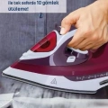 BFS Yeni Nesil Kırmızı Buharlı Ütü 2200 Watt Seramik Tabanlı Yüksek Buhar Gücü