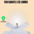 BFS Yüksek Işık Güçlü LED Ampül 4 Kollu Katlanır Pervane Tasarım