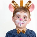 BFS Zürafa Kosümü Aksesuar Seti 3 lü - Taç Papyon Kuyruk