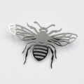 Çelik Arı Broş - Gümüş