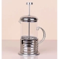 Çelik Kulplu Cam French Press - 350 ml