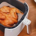 ÇOK SATAN 100 Adet Air Fryer Pişirme Kağıdı Tek Kullanımlık Yağ Su Geçirmez Yapışmaz Deliksiz Düz Kare Model