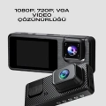 ÇOK SATAN 1080P 3 Kameralı Araç DVR – Döngü Kayıt ve Geri Görüş Özellikli