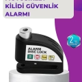 ÇOK SATAN 110 dB Alarm Disk Kilidi Motosiklet Scooter Bisiklet Güvenlik