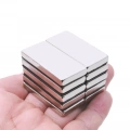 ÇOK SATAN 20 Adet 40x20x5mm Neodyum Magnet Güçlü N35 Mıknatıs Köşeli Nikel Kaplama