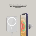 ÇOK SATAN 360° Döner Başlıklı MagSafe Araç Telefon Tutucu 15W Güvenli Kablosuz Şarj