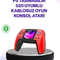 ÇOK SATAN 520 Klasik Oyunlu P5 Retro Elde Taşınabilir Konsol