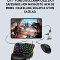 ÇOK SATAN 5in1 BT5.3 Mobil Oyun Kiti Klavye Mouse Dönüştürücü Seti