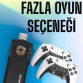 ÇOK SATAN 8K Android TV Gme Stick Video Oyun Konsolu Aile Retro 35000 Oyunlu Çift Kollu